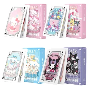 Póker para niños, Hello Kitty, Kuromi, Cinnamoroll